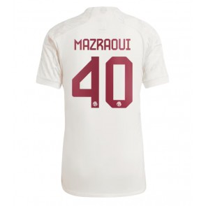 Bayern Munich Noussair Mazraoui #40 Tredjetröja 2023-24 Kortärmad